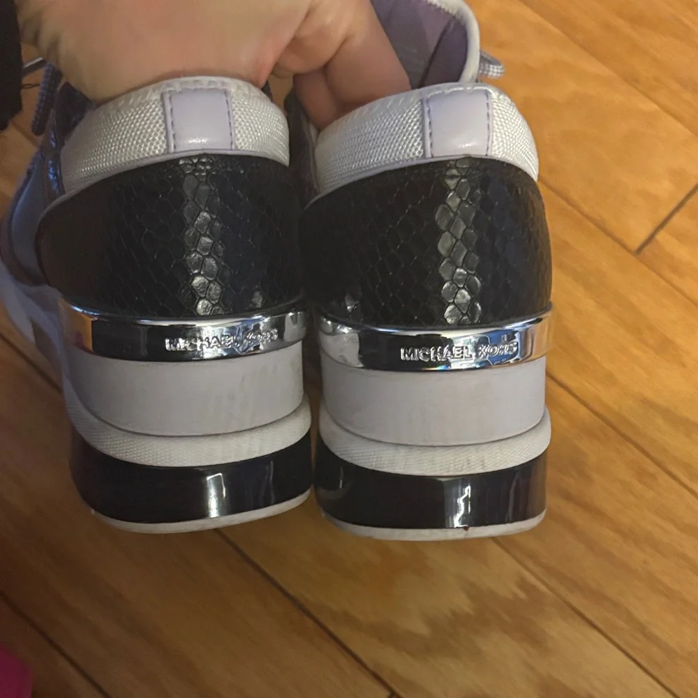 Michael Kors Lavender and White Sneakers - Picture 6 of 11